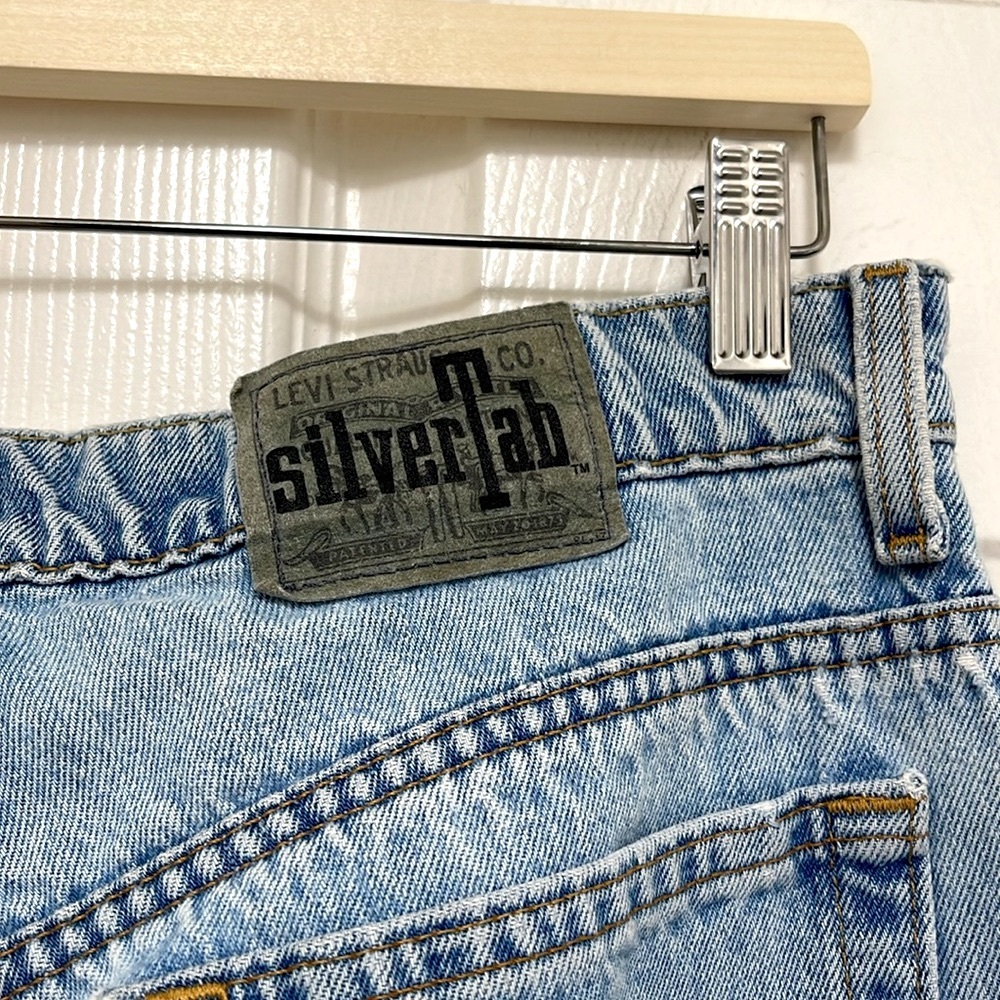 Vintage 90s Levi's Silvertab Loose 664 Denim Jeans - Picture 6 of 9